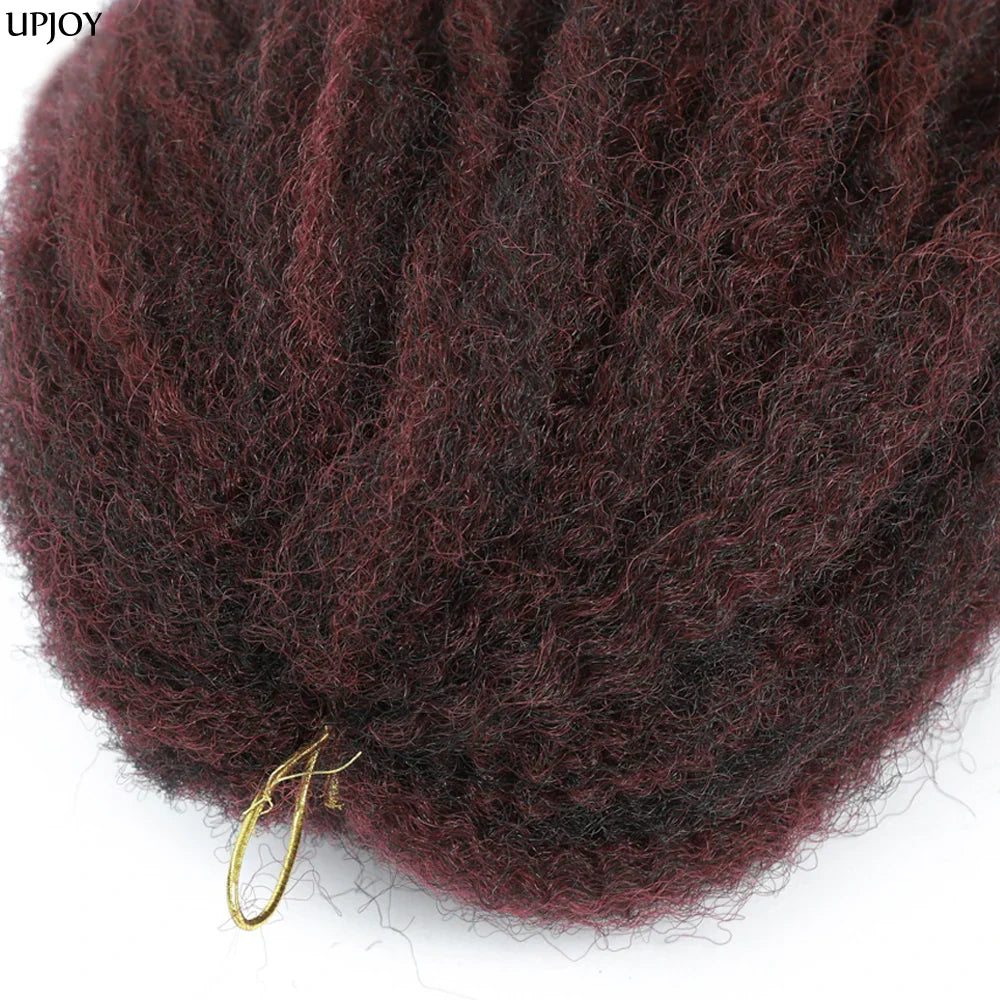 18" Marley Twist Braiding Hair | Crochet Braids | Afro Twist Kinky Hair Extensions | Ombre Colors | 30 Strands/Pack