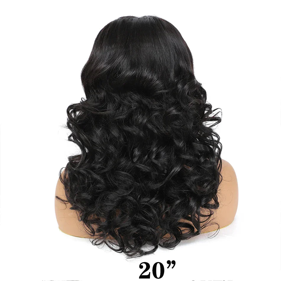 100% Indian Hair | Remy Wear and Go | Glueless | Human Hair | Pre Plucked | Pre Cut | Bouncy | Loose | Body Wave | Lace Front Wigs