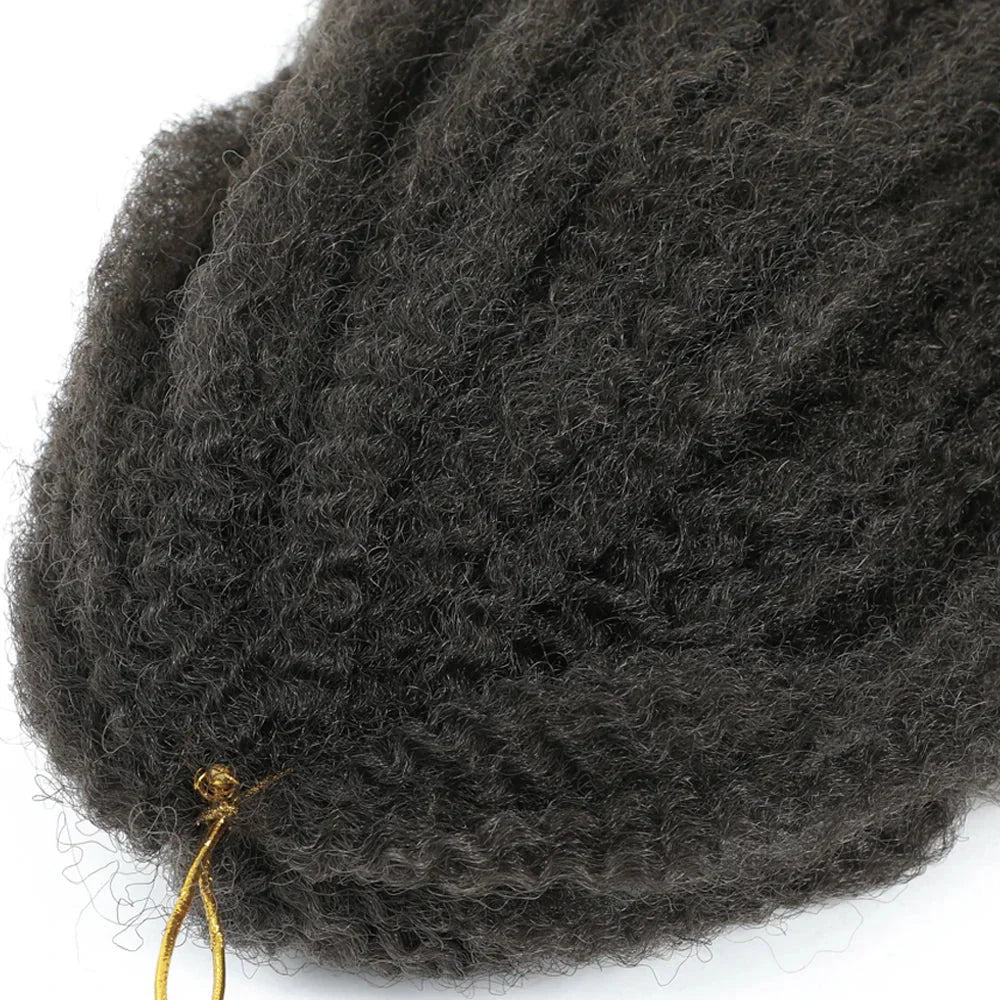 18" Marley Twist Braiding Hair | Crochet Braids | Afro Twist Kinky Hair Extensions | Ombre Colors | 30 Strands/Pack