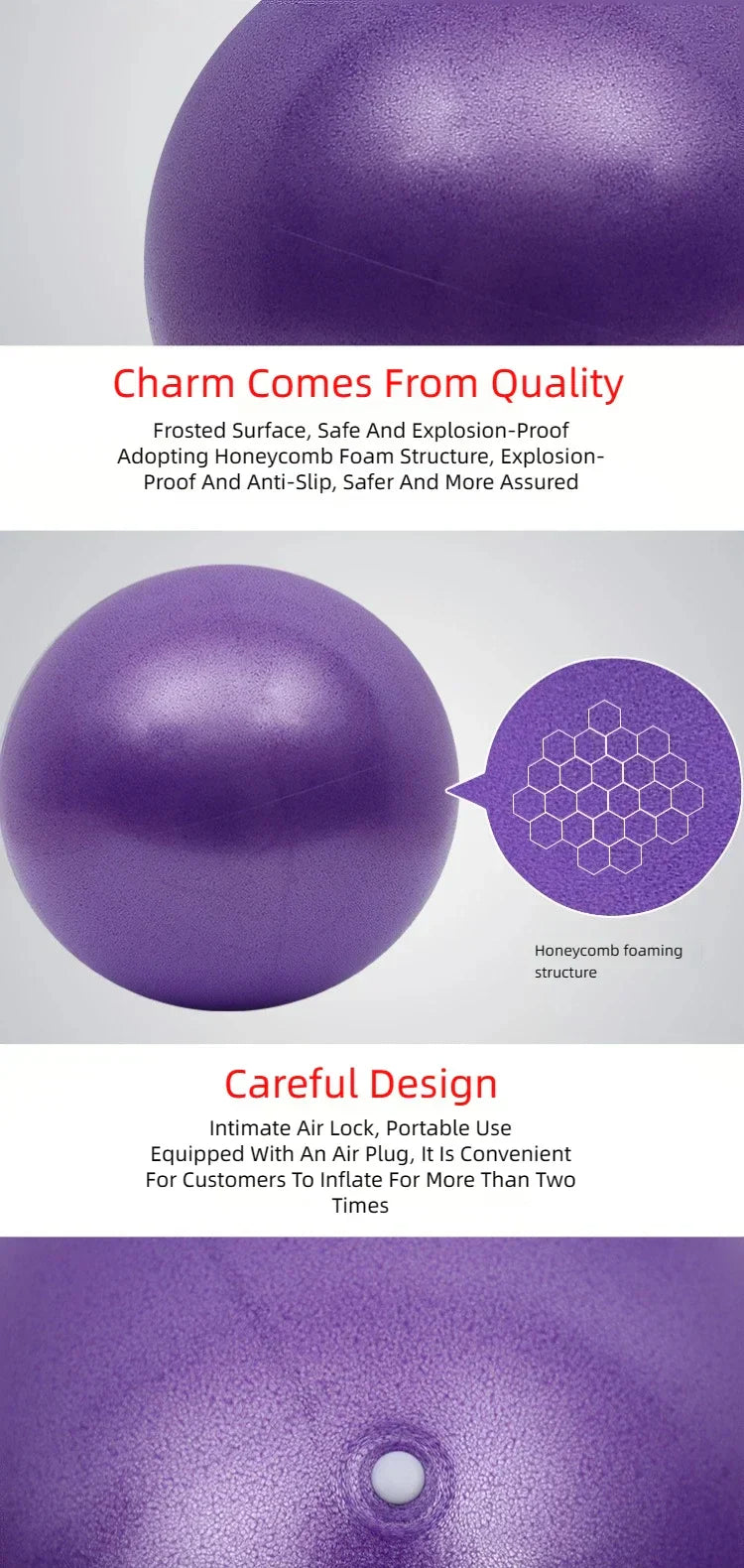 25CM New Yoga Pilates Ball Exercise Gymnastic Training Mini Balls