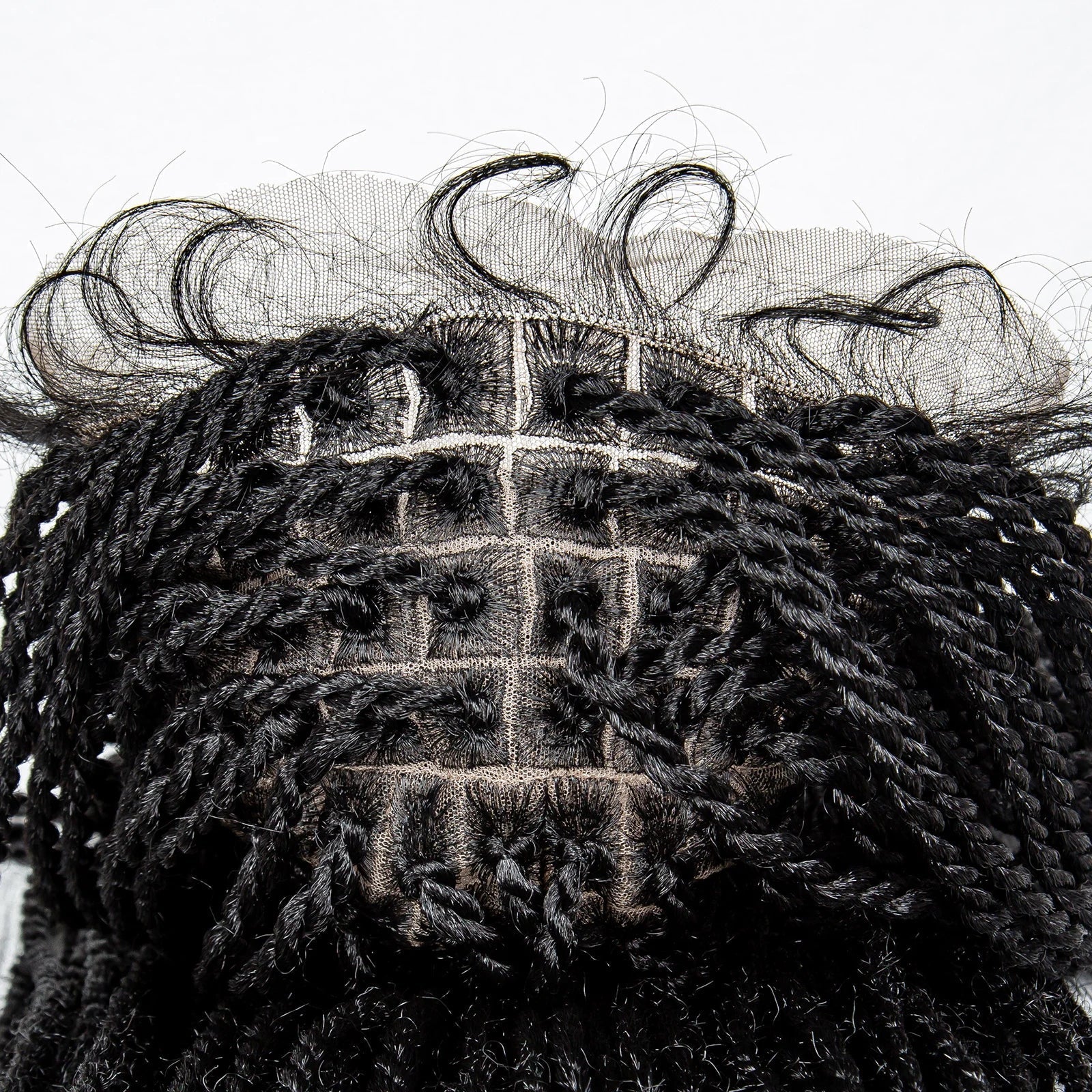 40" Long Straight Braided Wig | Full Lace | Baby Hair | Colored Braids