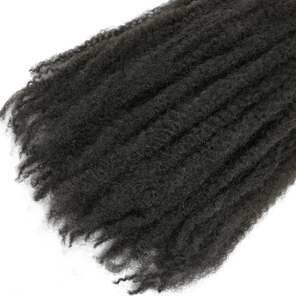 18" Marley Twist Braiding Hair | Crochet Braids | Afro Twist Kinky Hair Extensions | Ombre Colors | 30 Strands/Pack