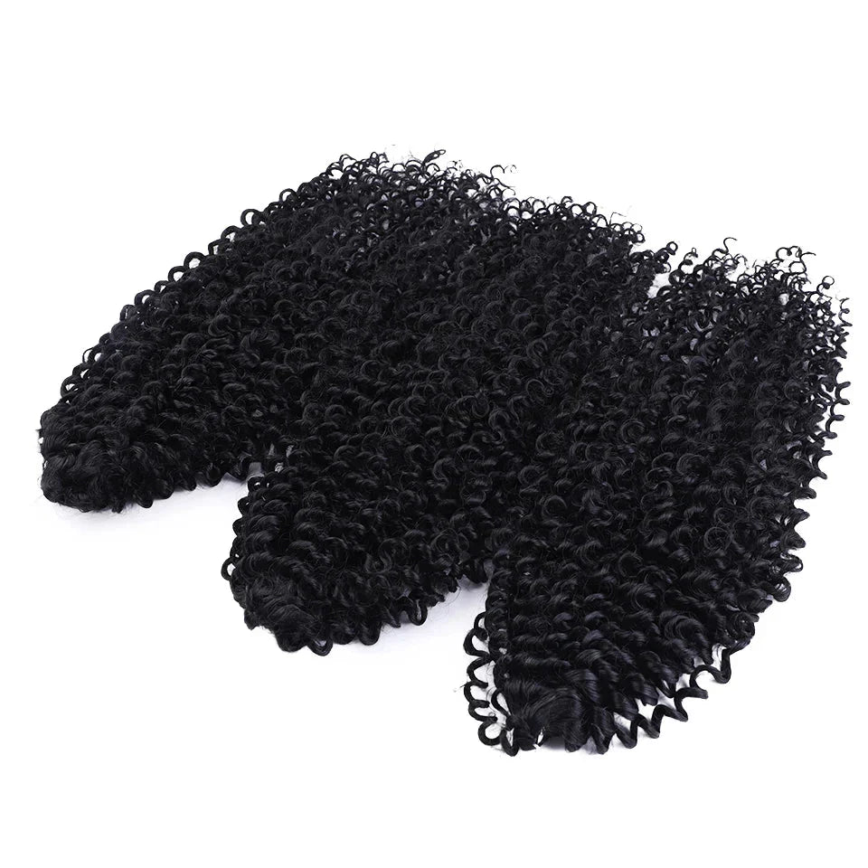 18" Magic Afro Kinky Curly Crochet Hair | Ombre Passion Twist Braids | 60 Strands/Pack | Heat Resistant