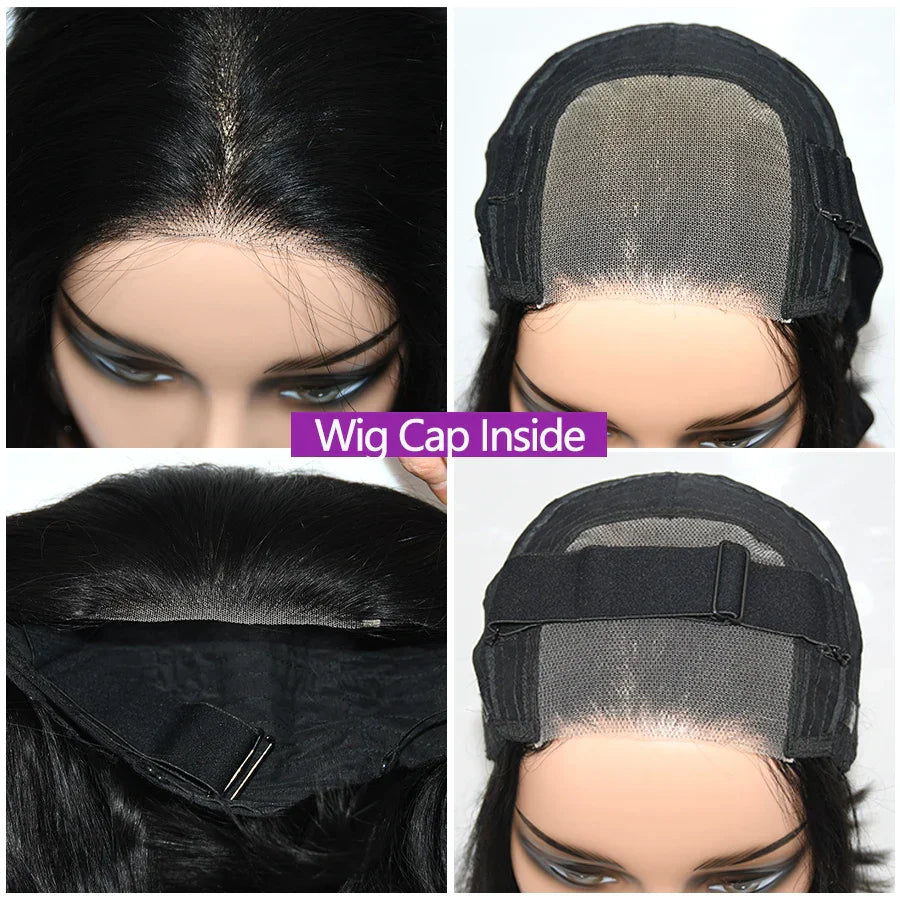 12 Inch Straight Bob Wig | Glueless | Brazilian Remy Hair | 4x4 Lace Closure | Pre-Cut | Ready to Wear | Natural Black