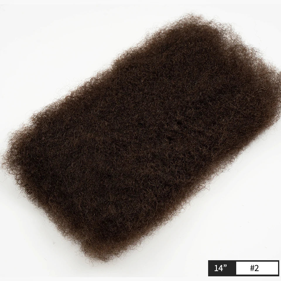 Afro Kinky Bulk Human Hair for Braids | Virgin Remy Extensions (Multi-Color Options)