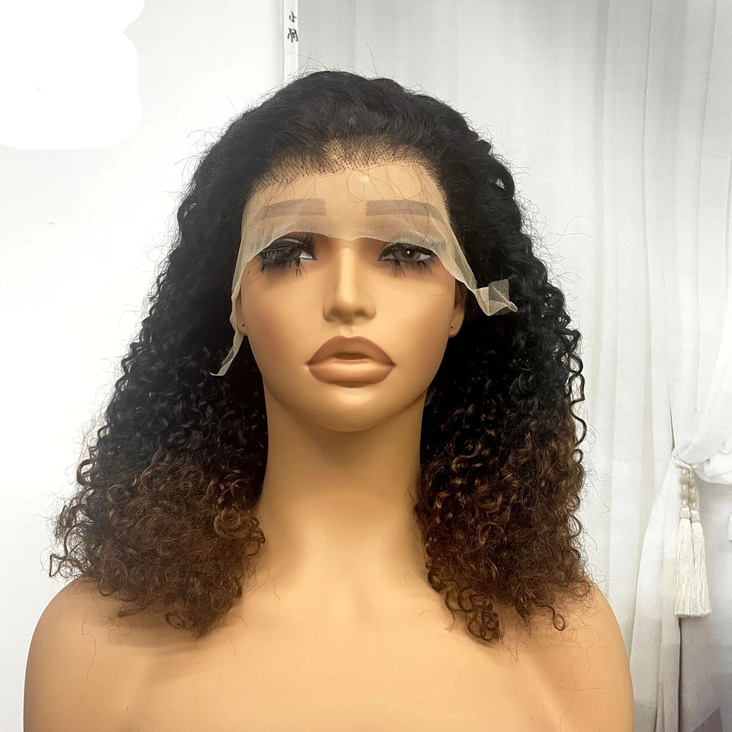 350% Density Pixie Curly HD Lace Frontal Wig | Bouncy Burmese Human Hair