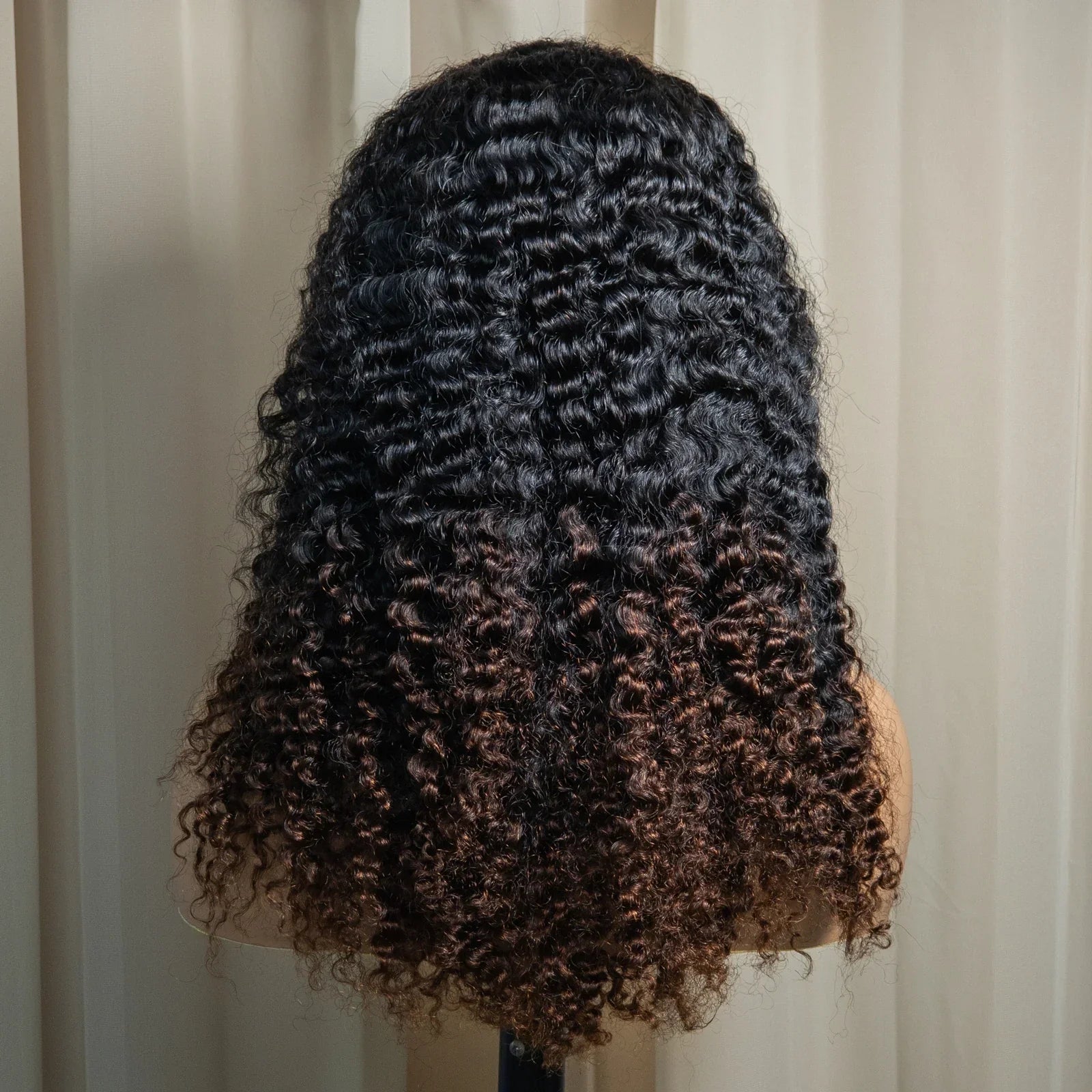 20" Deep Wave Double Drawn HD 5x5 Lace Closure Wig | Burmese Curly Remy Hair | 350% Density