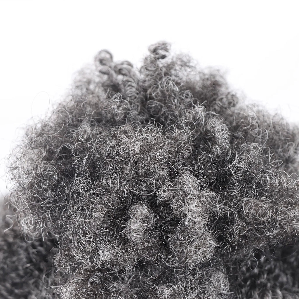 50g Afro Kinky Curly Bulk Human Hair | Braiding & Crochet Hair Extensions