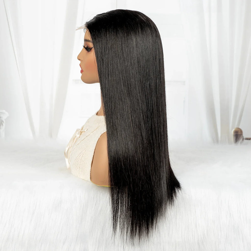 16A Double Drawn 1BT4 Chocolate Brown Bone Straight Wig | 2x6 Real HD Lace Raw Vietnamese Virgin Human Hair