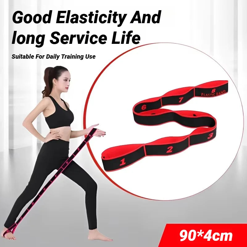 8 Section Yoga Stretching Resistance Bands