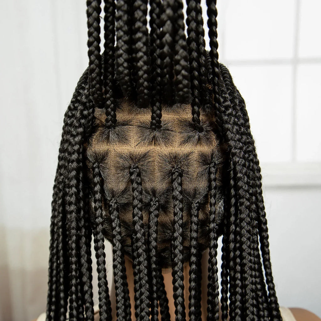 36" Knotless Cornrow Braids Wig | Full Lace | Baby Hair | Black Women