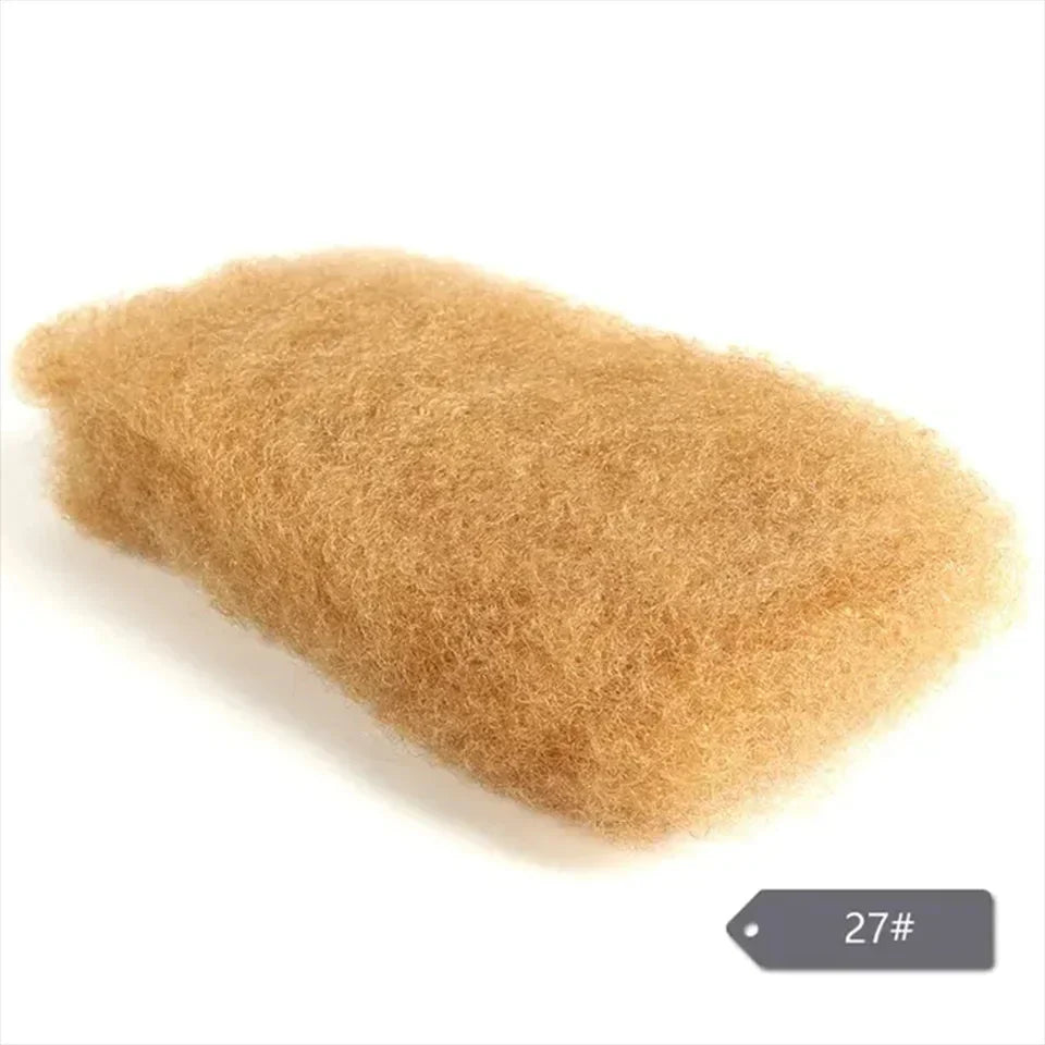 16A Virgin Afro Kinky Bulk Human Hair | Soft, Lightweight, & Long-Lasting for Braiding & Locs (50g)