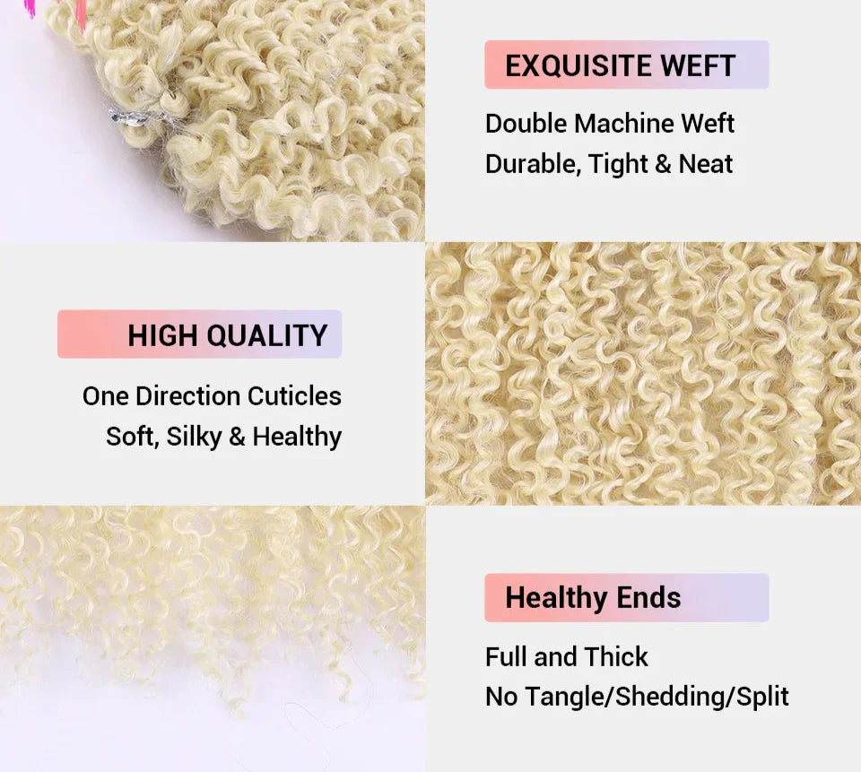 18" Magic Afro Kinky Curly Crochet Hair | Ombre Passion Twist Braids | 60 Strands/Pack | Heat Resistant