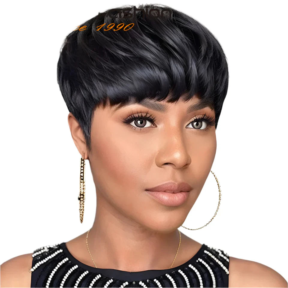 13x4 Kinky Straight Lace Front Wig | Glueless | Brazilian Virgin Hair | Pre-Plucked with Baby Hair