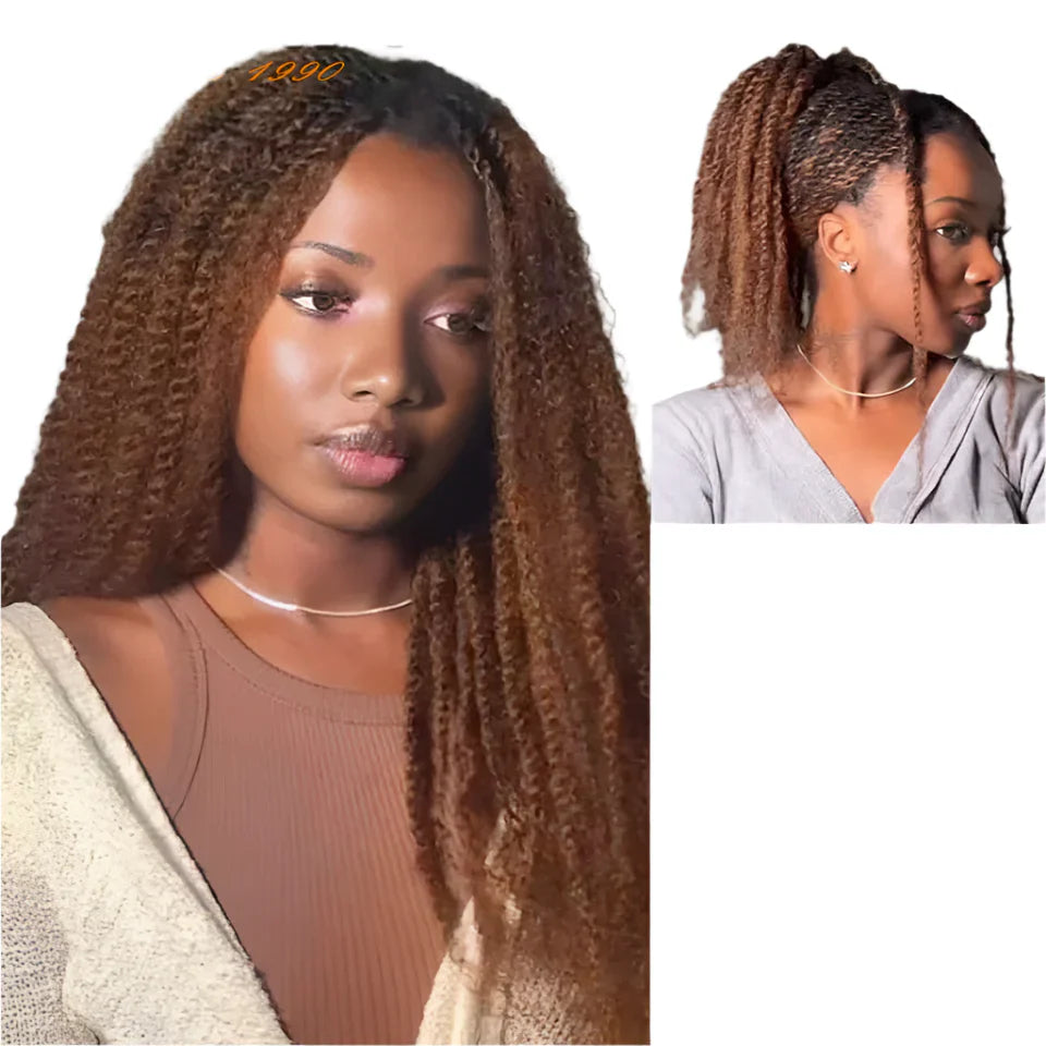 16A Virgin Afro Kinky Bulk Human Hair | Soft, Lightweight, & Long-Lasting for Braiding & Locs (50g)
