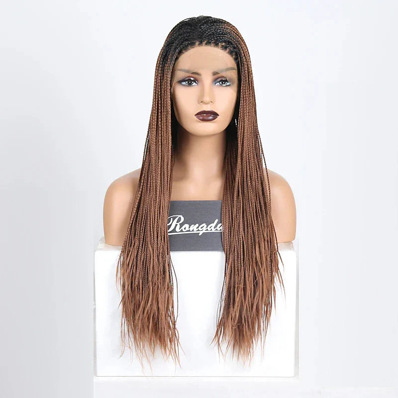 13X4 Lace Wigs for Women | Braided Box Braids Wigs | Synthetic Lace Front Wig | Braiding Wigs Natural Hairline Cosplay