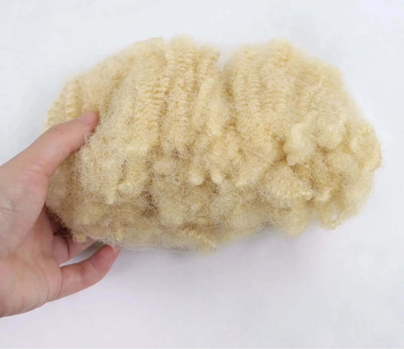 #30-#1-#30 Ombre Brown Afro Kinky Curly Bulk Human Hair | 50g Brazilian Crochet Braiding Hair Extensions (No Weft)