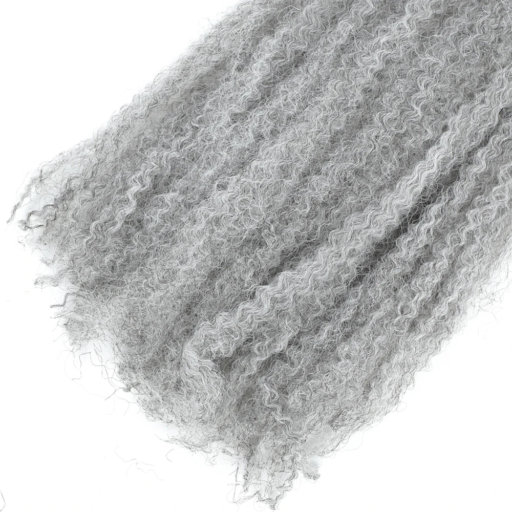 18" Marley Twist Braiding Hair | Crochet Braids | Afro Twist Kinky Hair Extensions | Ombre Colors | 30 Strands/Pack