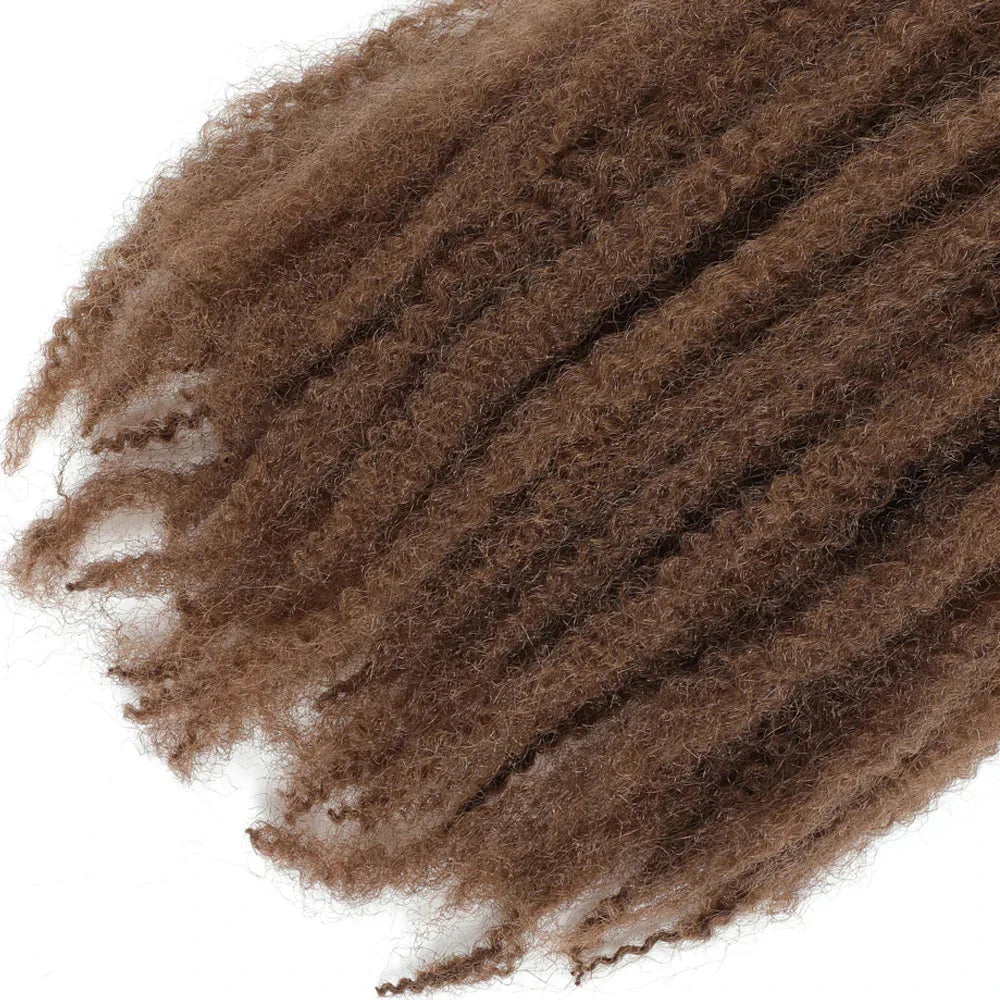 18" Marley Twist Braiding Hair | Crochet Braids | Afro Twist Kinky Hair Extensions | Ombre Colors | 30 Strands/Pack