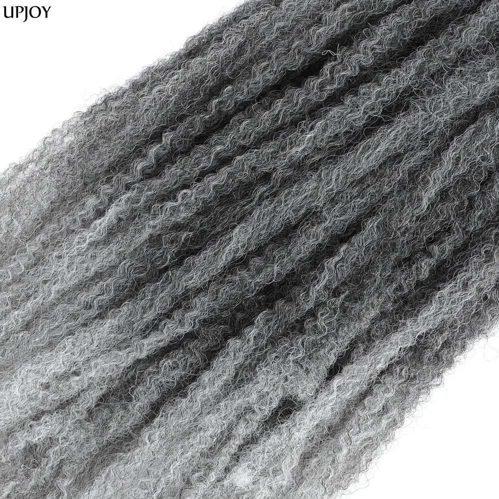 18" Marley Twist Braiding Hair | Crochet Braids | Afro Twist Kinky Hair Extensions | Ombre Colors | 30 Strands/Pack