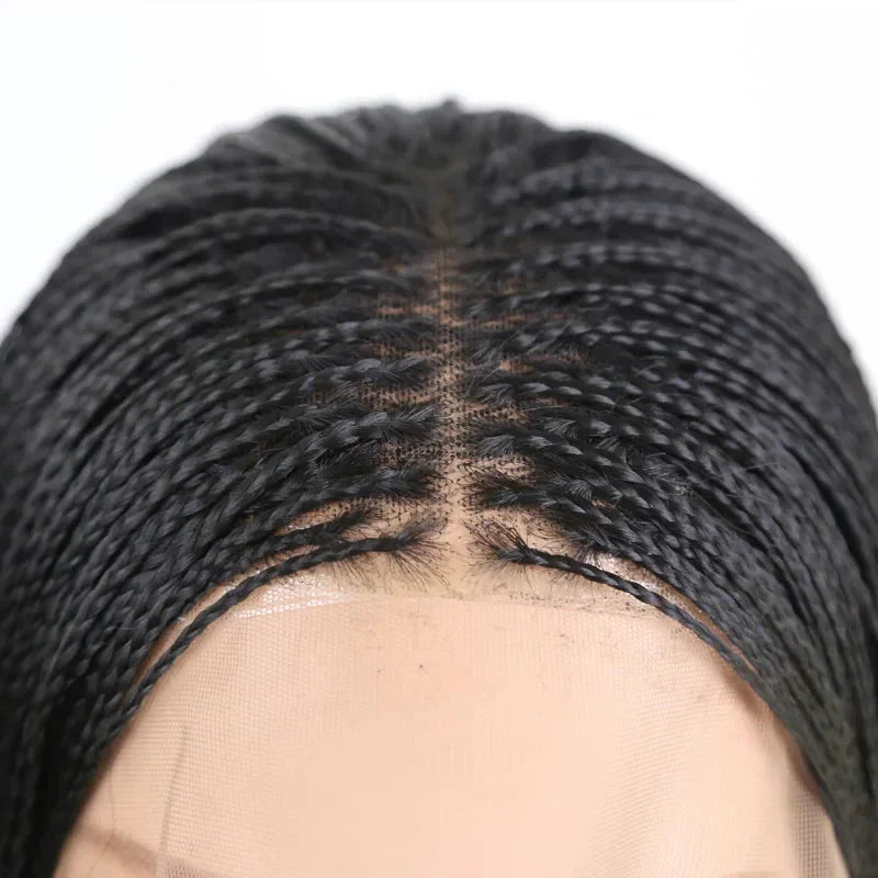 13X4 Lace Wigs for Women | Braided Box Braids Wigs | Synthetic Lace Front Wig | Braiding Wigs Natural Hairline Cosplay