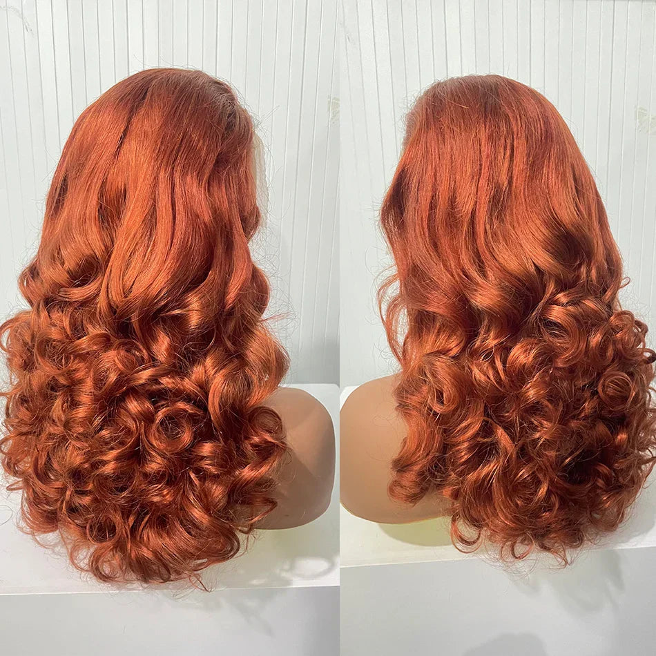 100% Human Hair | Highlight | Ombre | Double Drawn | Brazilian | Remy | Bouncy Body Wave | Full Fumi | Bouncy Weave | Wavy Hair Lace Wigs