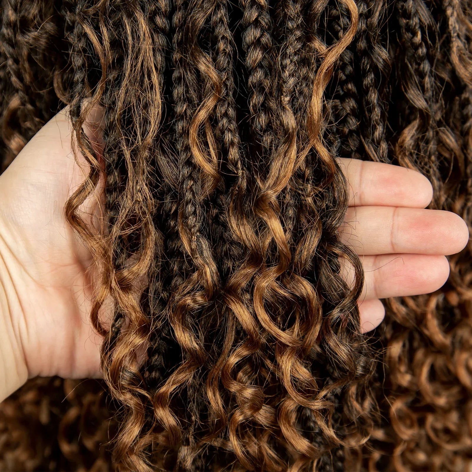 14" Burgundy Box Braids Wig | Full Lace | Kanekalon Fiber | Boho Braids | For Women