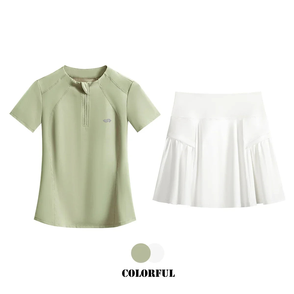 Active Elegance: 2-Piece Tennis Skirt Set