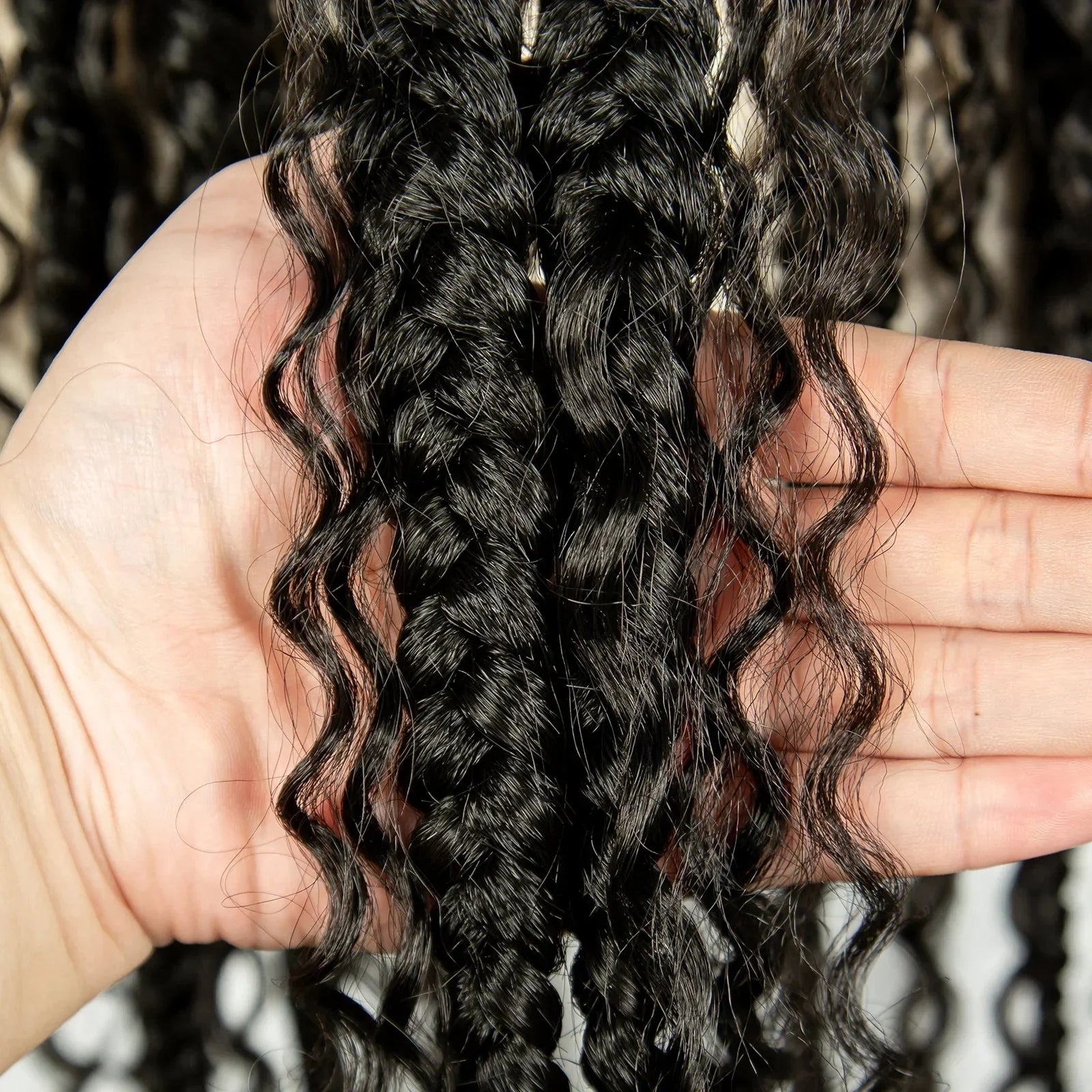 34" Twisted Cornrow Full Lace Braided Wig | Baby Hair | Synthetic Lace Front Braids | Black Women