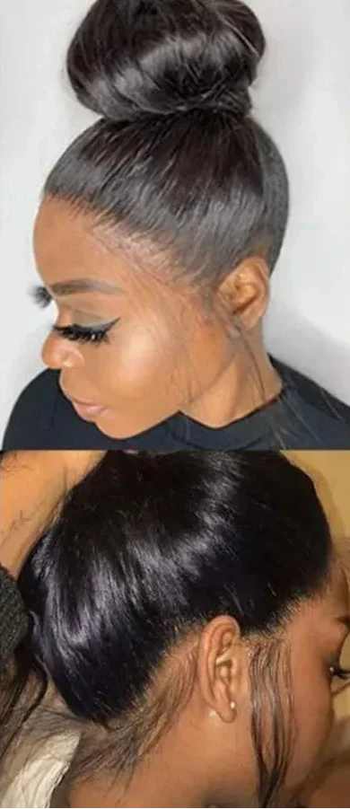 32-Inch Yaki Straight HD Lace Frontal Wig | 250% Density Glueless & Invisi-Drawstring