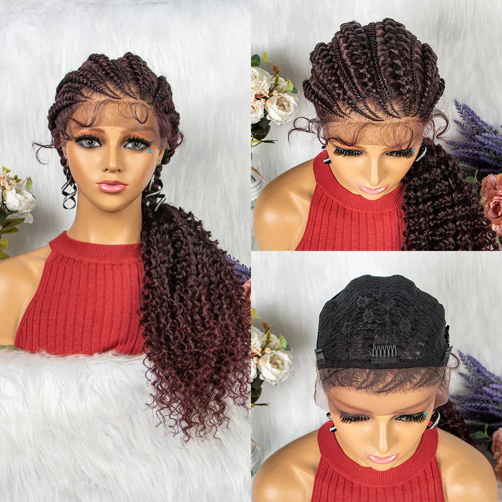 28" Blonde Crochet Braids Wig | Lace Front | Pre-Plucked Baby Hair