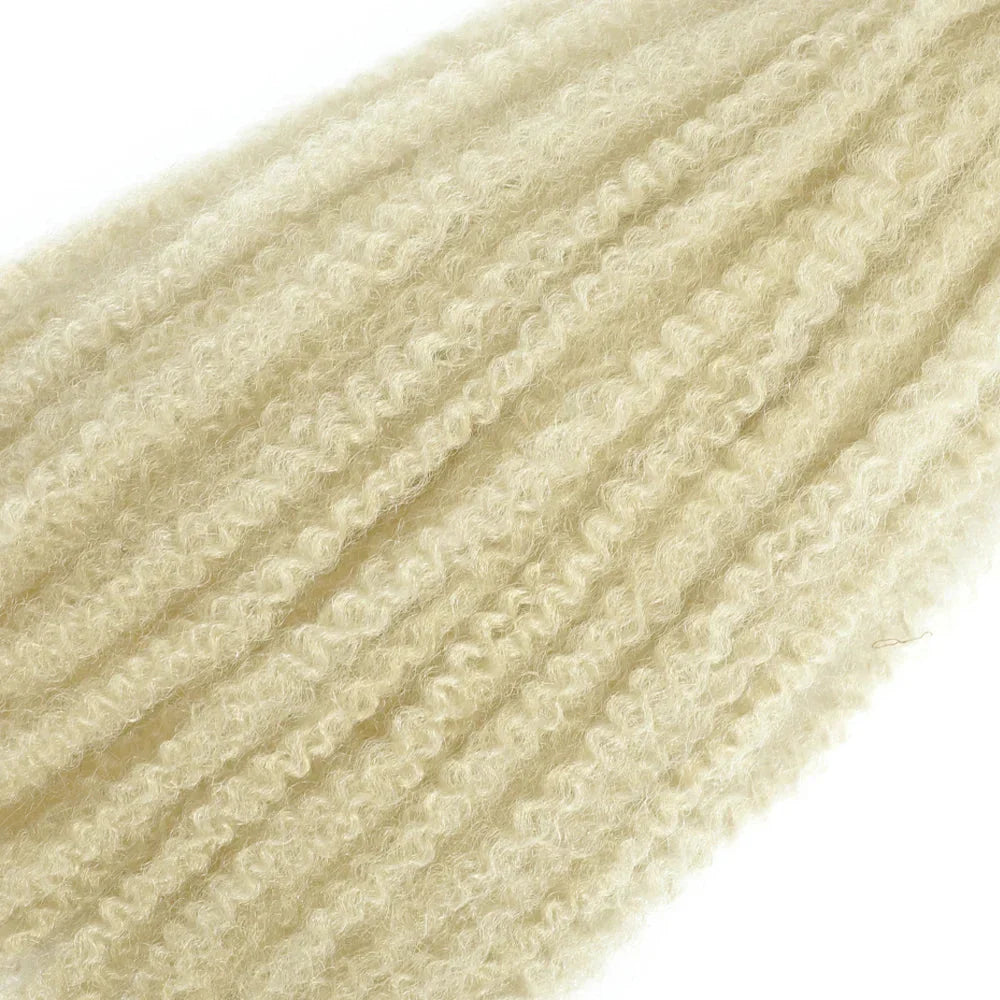 18" Marley Twist Braiding Hair | Crochet Braids | Afro Twist Kinky Hair Extensions | Ombre Colors | 30 Strands/Pack