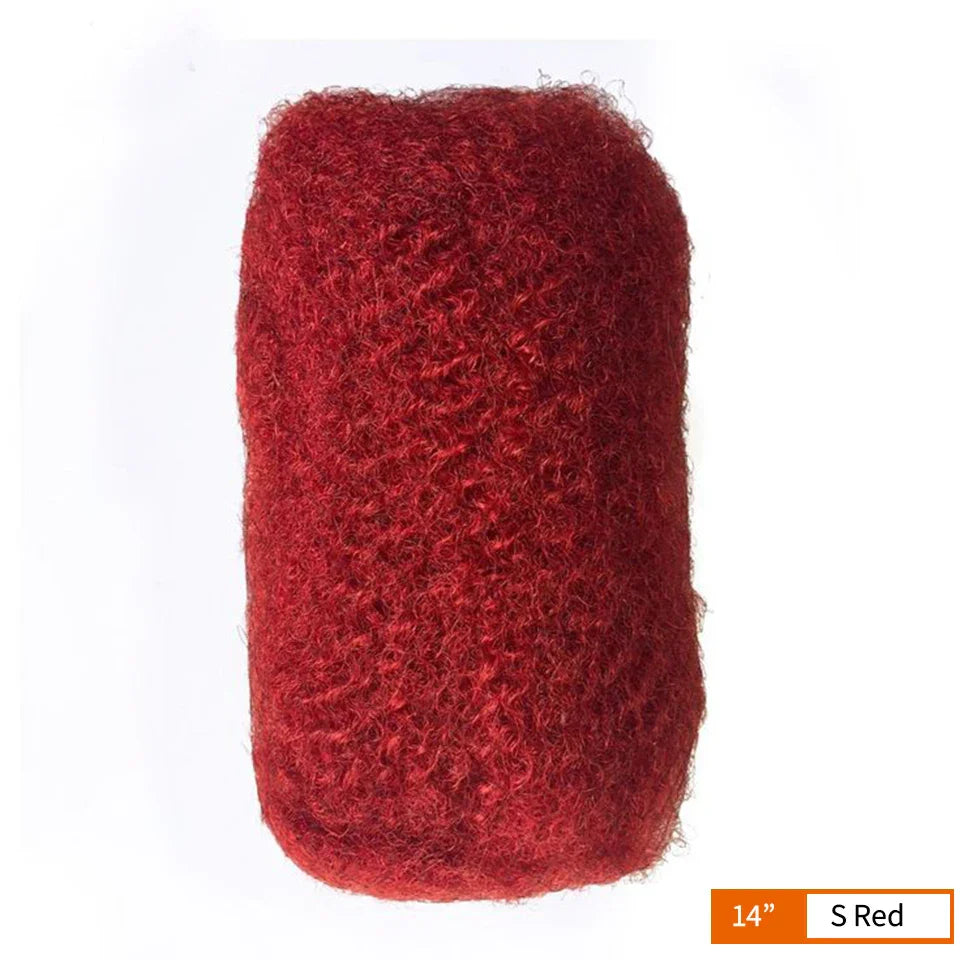 Afro Kinky Curly Bulk Human Hair | Brazilian Remy for Dreadlocks & Braids