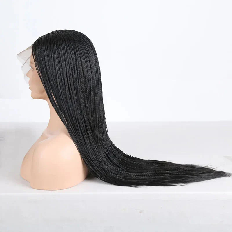 13X4 Lace Wigs for Women | Braided Box Braids Wigs | Synthetic Lace Front Wig | Braiding Wigs Natural Hairline Cosplay