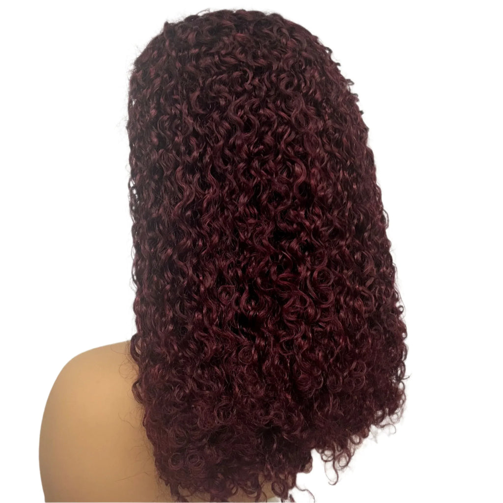 350% Density Pixie Curly HD Lace Frontal Wig | Bouncy Burmese Human Hair