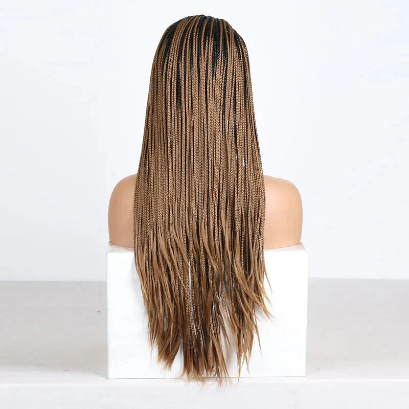 13X4 Lace Wigs for Women | Braided Box Braids Wigs | Synthetic Lace Front Wig | Braiding Wigs Natural Hairline Cosplay