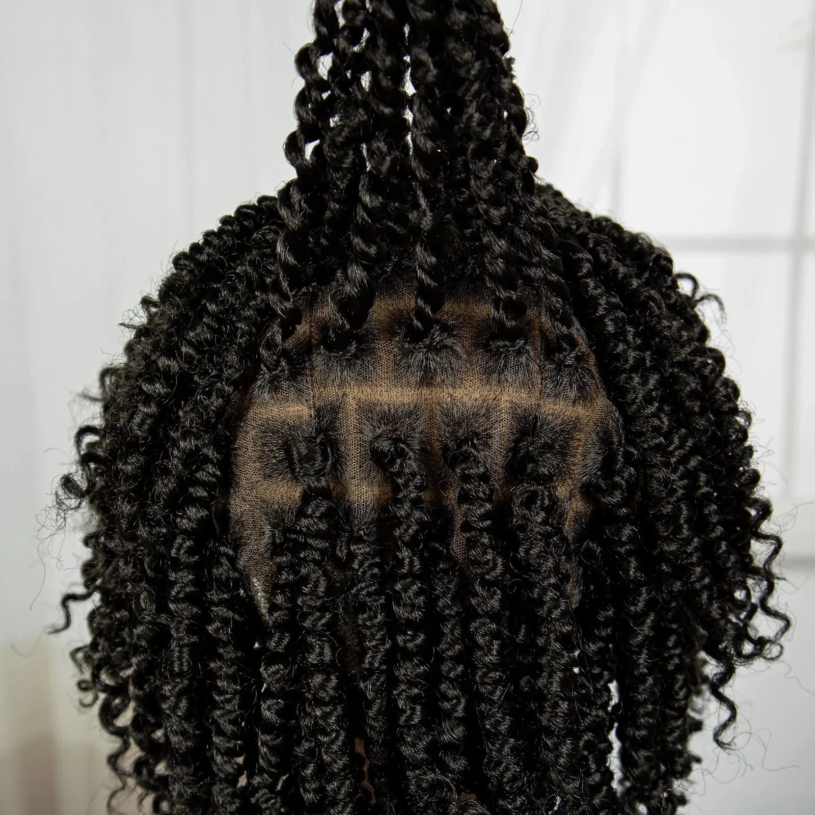 10" Natural Twist Braids Wig | Full Lace | Baby Hair | Short Braided Style