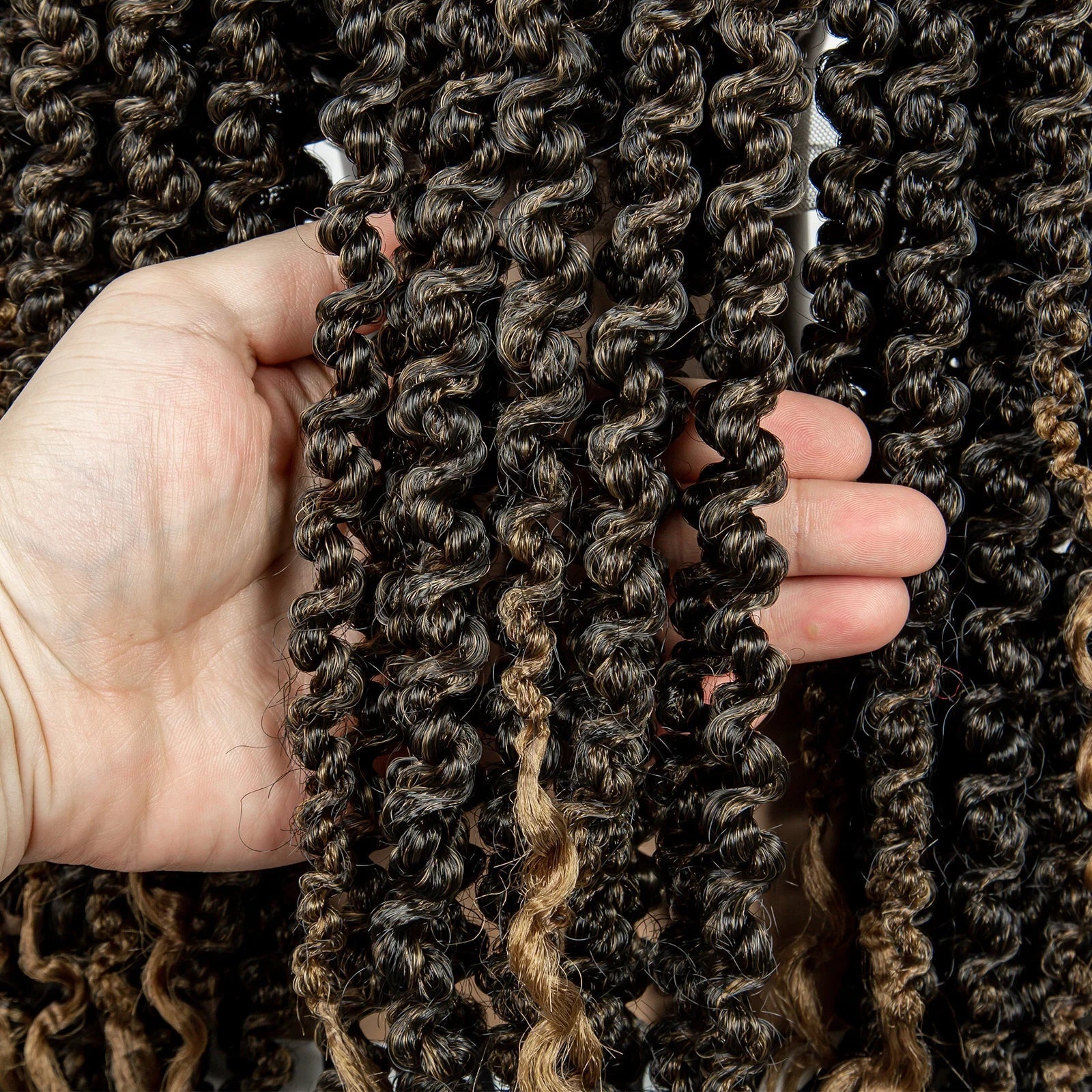 18" HD Lace Full Lace Braided Wig | Twist Braids | Baby Hair | Natural Look | Synthetic Hair