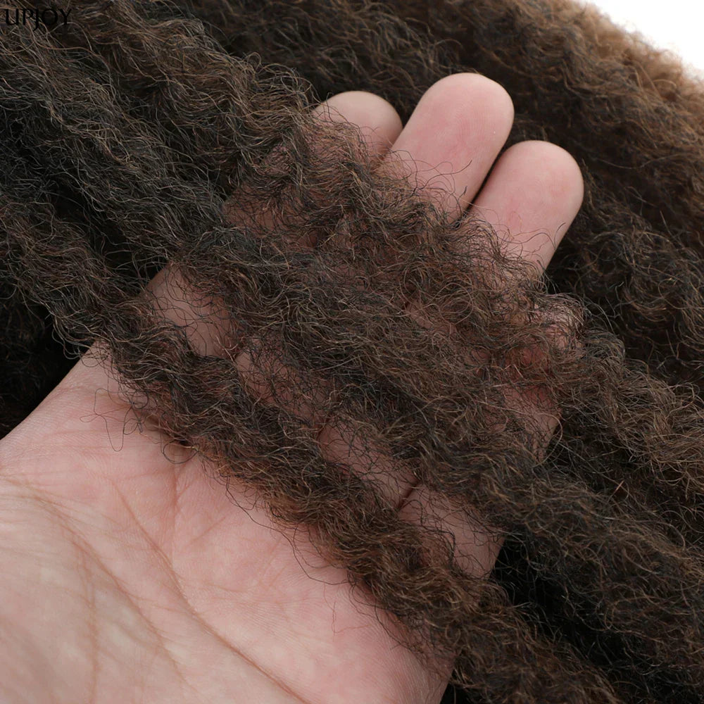 18" Marley Twist Braiding Hair | Crochet Braids | Afro Twist Kinky Hair Extensions | Ombre Colors | 30 Strands/Pack