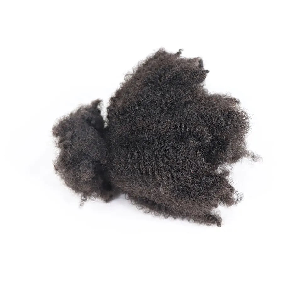 #30-#1-#30 Ombre Brown Afro Kinky Curly Bulk Human Hair | 50g Brazilian Crochet Braiding Hair Extensions (No Weft)