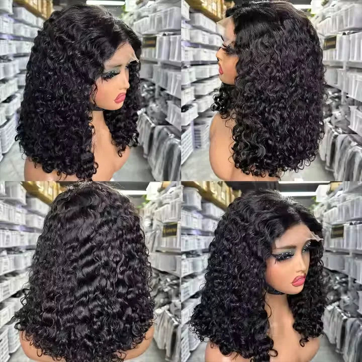 3C 4A Burmese Curly HD Lace Frontal Wig | 250% Density Remy Human Hair