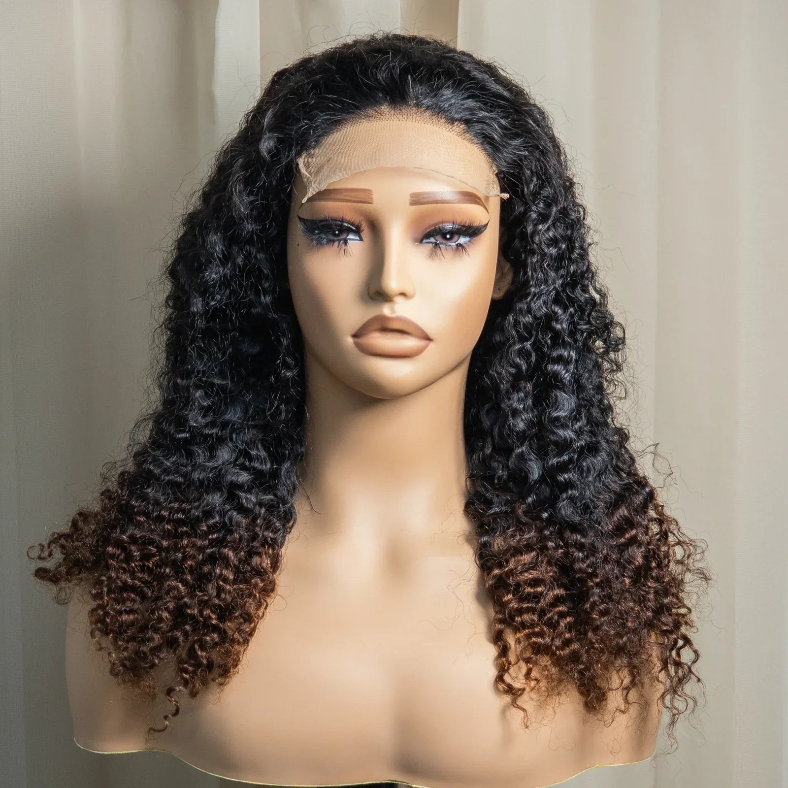 20" Deep Wave Double Drawn HD 5x5 Lace Closure Wig | Burmese Curly Remy Hair | 350% Density