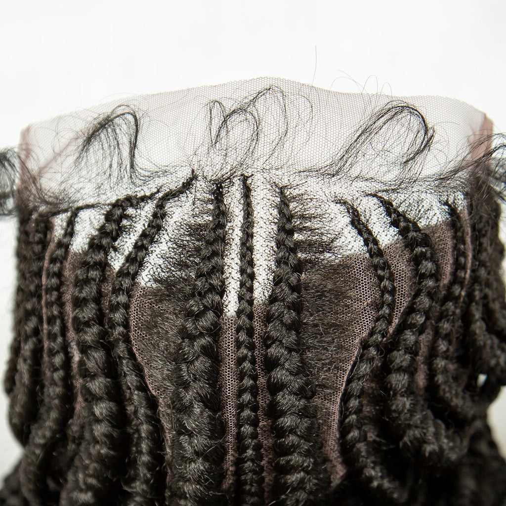 13x6 Lace Front Faux Locs Braided Wig | Crochet Braids | Synthetic Locs | Black Women