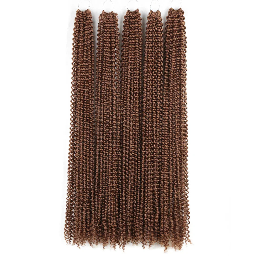 30" Passion Twist Crochet Hair - Ombre - Pre-Looped - 16 Strands/Pack - Synthetic