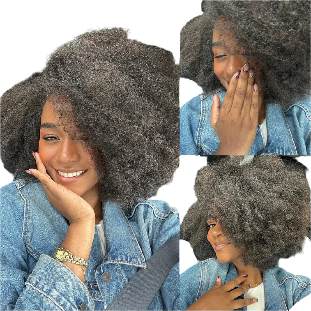 450 Density Afro Kinky Curly HD Lace Frontal Wig | Glueless & Ready to Wear