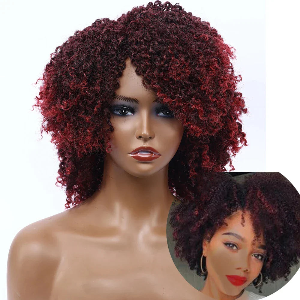 10" Braided Bob Wig | Afro Dreadlock Wig | Curly Ends | Synthetic Crochet Wig | Cosplay