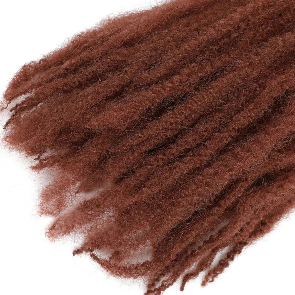 18" Marley Twist Braiding Hair | Crochet Braids | Afro Twist Kinky Hair Extensions | Ombre Colors | 30 Strands/Pack