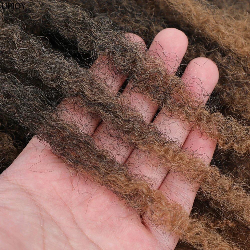 18" Marley Twist Braiding Hair | Crochet Braids | Afro Twist Kinky Hair Extensions | Ombre Colors | 30 Strands/Pack