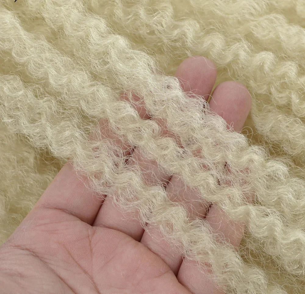 18" Marley Twist Braiding Hair | Crochet Braids | Afro Twist Kinky Hair Extensions | Ombre Colors | 30 Strands/Pack