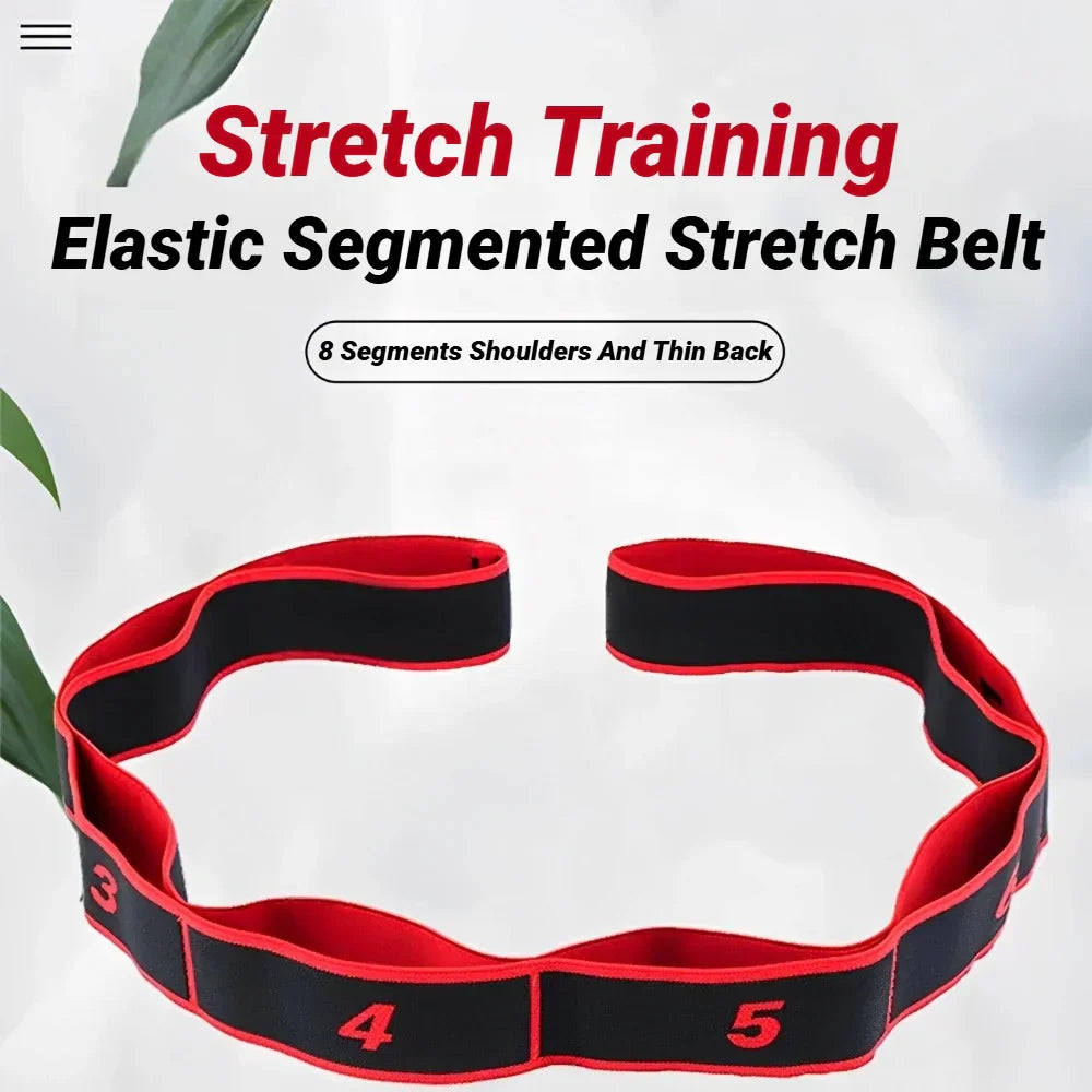 8 Section Yoga Stretching Resistance Bands